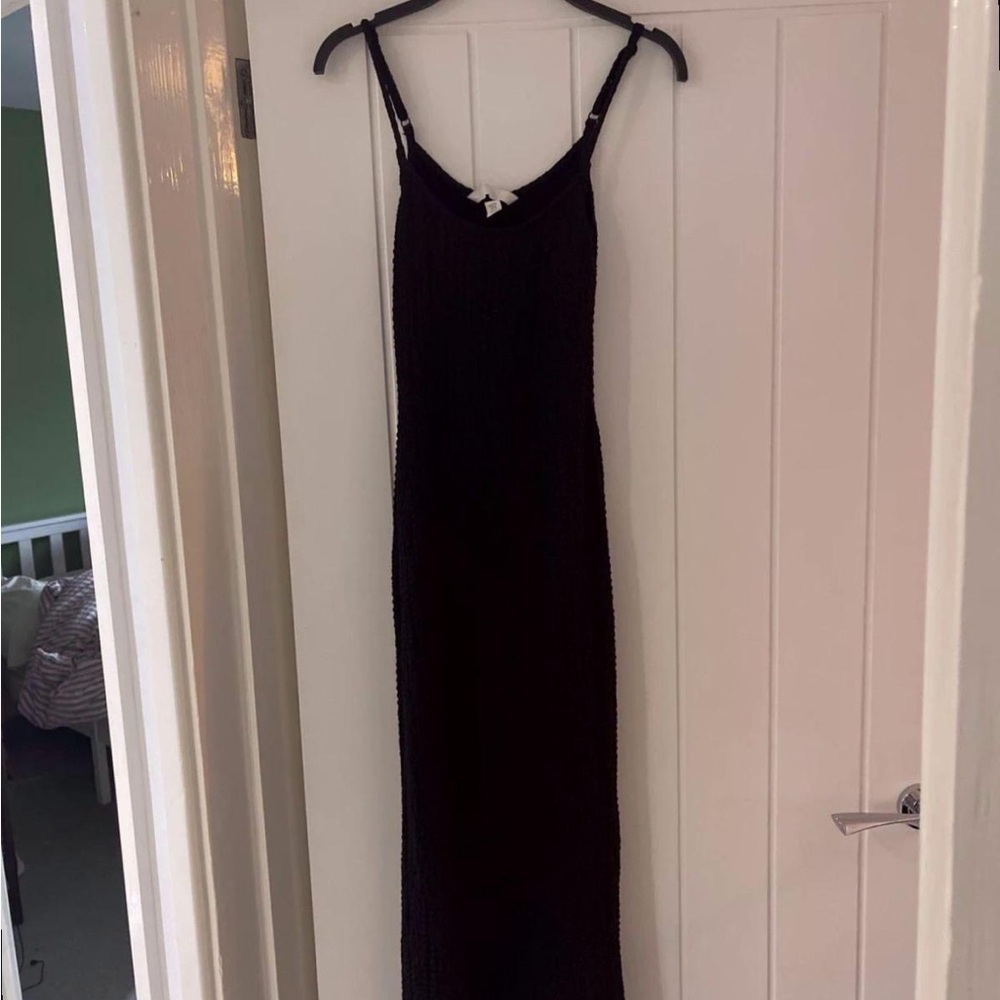 H&M Elegant Black Maxi Dress